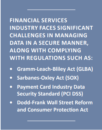 Financial Services Industry faces significant challenges